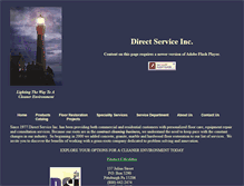 Tablet Screenshot of directserviceinc.com